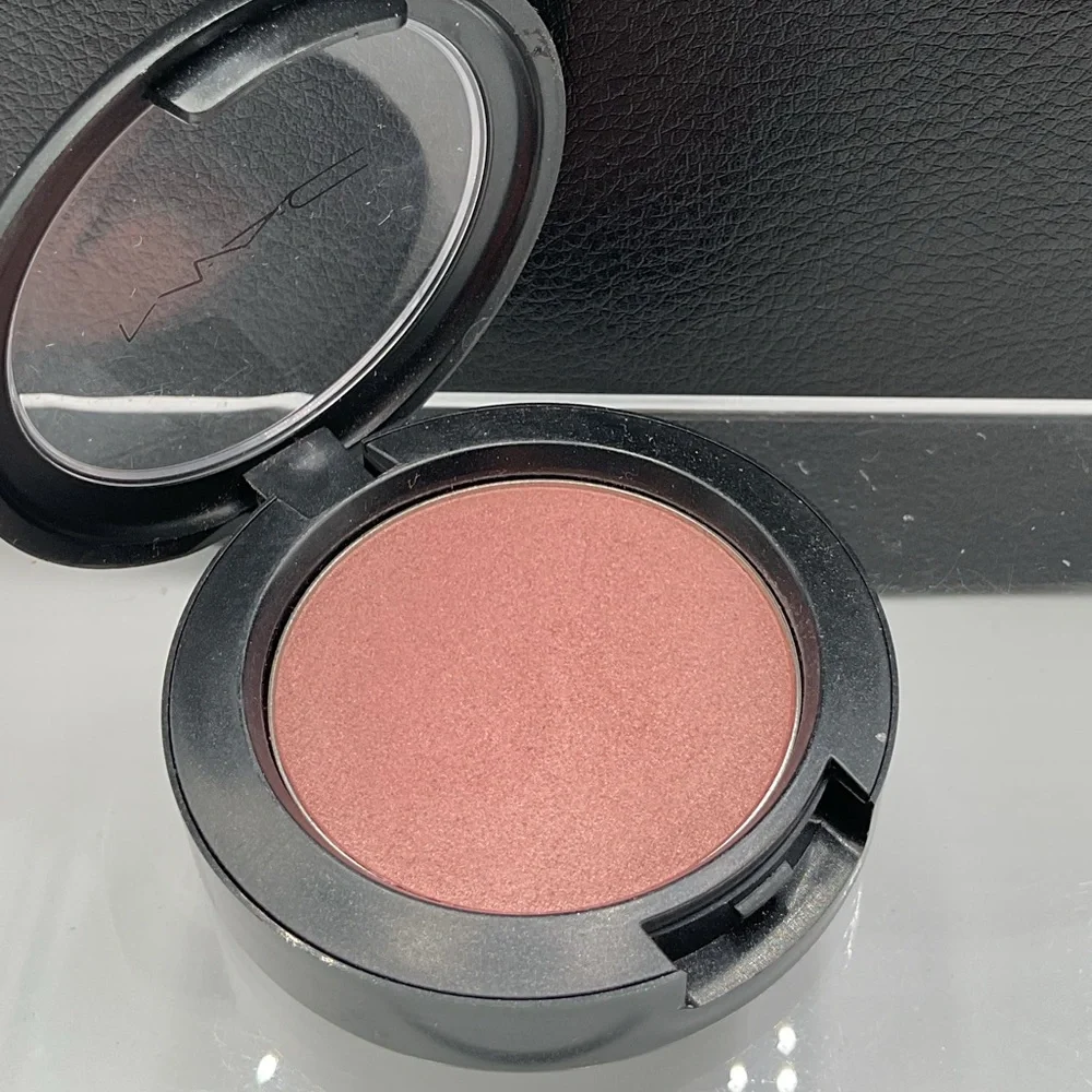 MAC Cosmetics Sheertone Shimmer Blush in Plum Foolery Swatched, HTF Discontinued